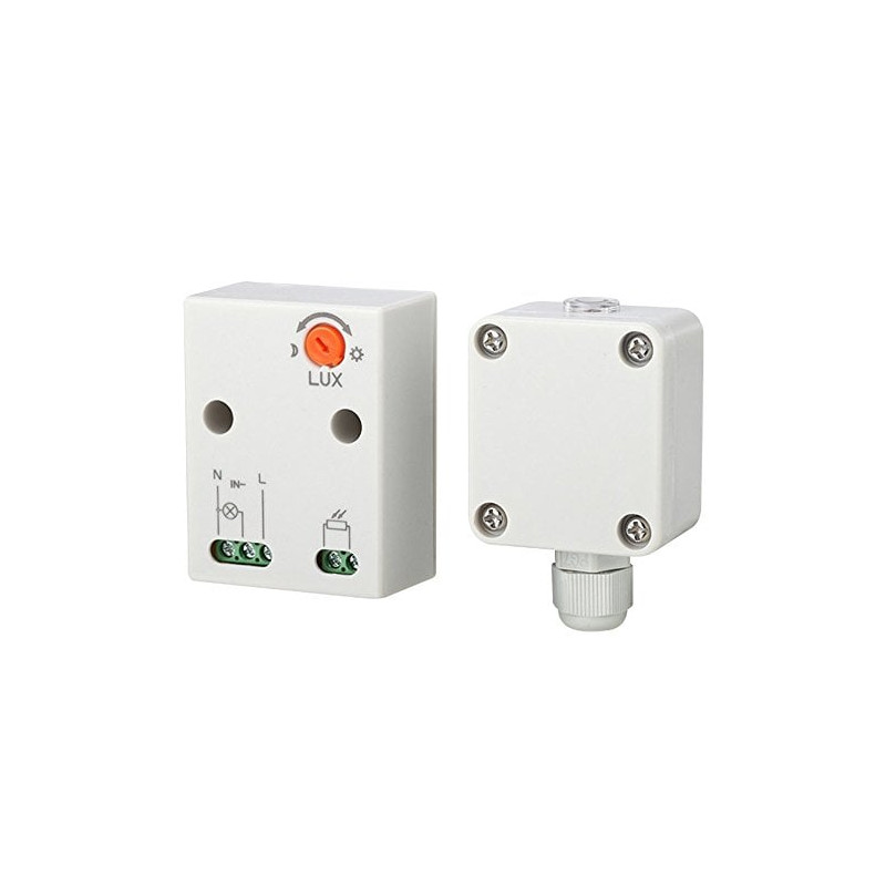 sensore crepuscolare maclean mce35 sensore da esterno dusk to dawn