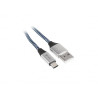 cavo tracer usb 2.0 type-a a type-c 1,0m nero-blu [trakbk46266]