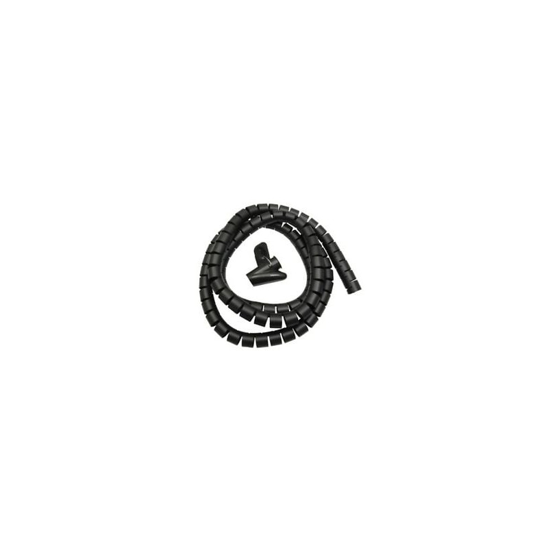 organizzatore cavo di protezione a spirale per cavo maclean nero