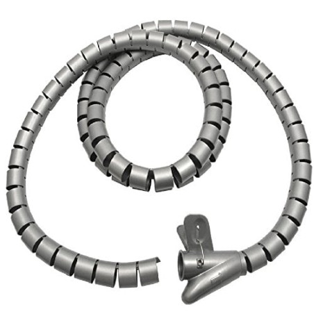 organizzatore cavo di protezione a spirale per cavo maclean argento