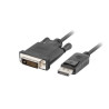 cavo lanberg usb-a a dvi-d m/m, 1,8m, nero [ca-dpdv-10cu-0018-bk]