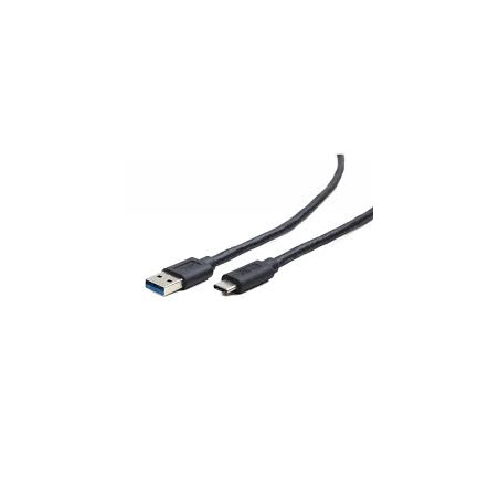 cavo gembird usb 3.0 am a type-c, 0.5m, nero [ccp-usb3-amcm-0.5m]