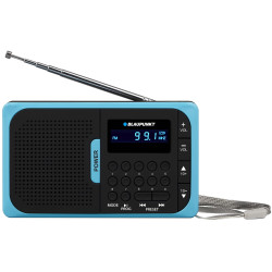 radio blaupunkt pr5bl pocket portatile usb/sd nero/blu [ubbaurpr5bl0000]