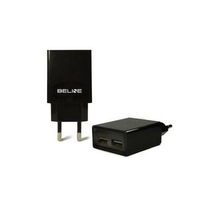 alimentatore da rete beline 2xusb 2a nero [azbintlbeli0012]
