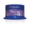 confezione dvd+r verbatim 16x4.7gb, 50 pezzi [ecvrbdprl45]