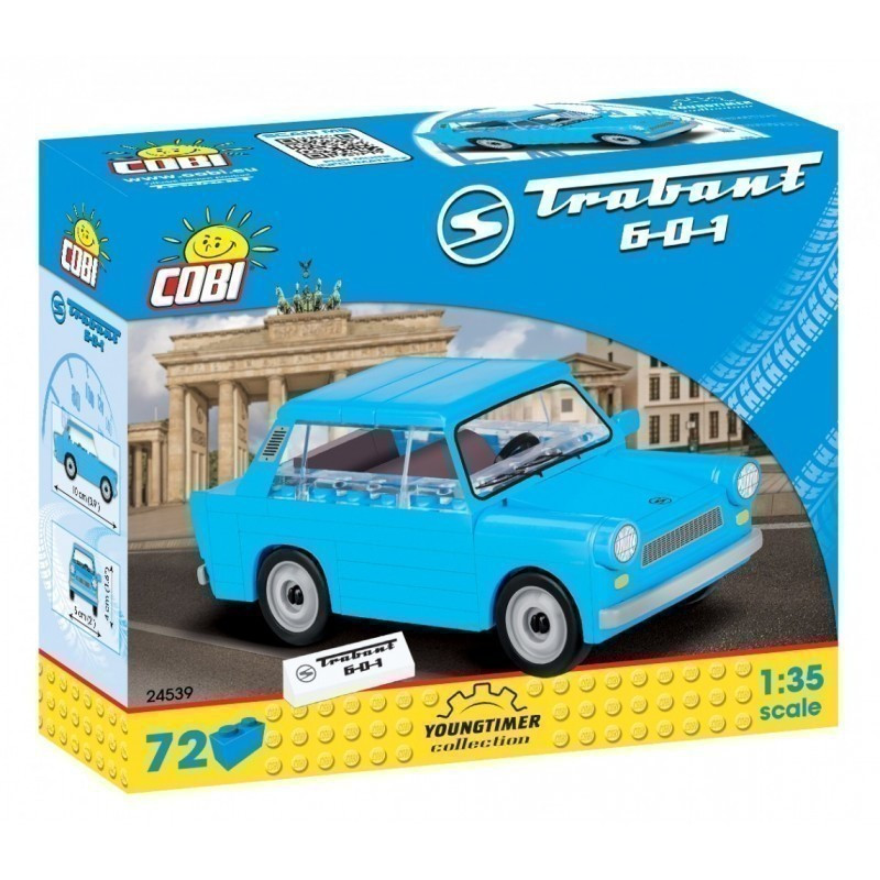 modelino di auto cobi klocki 72pcs trabant 601 [wpcbks0ue024539]