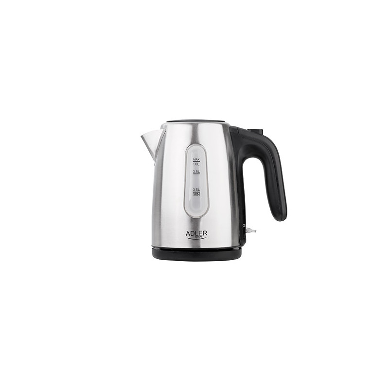 bollitore elettrico adler ad 1273 (1200 w 1l argento)