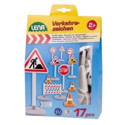 lena 04440 cartelli stradali playset 16cm [yplnaa0cc004440]