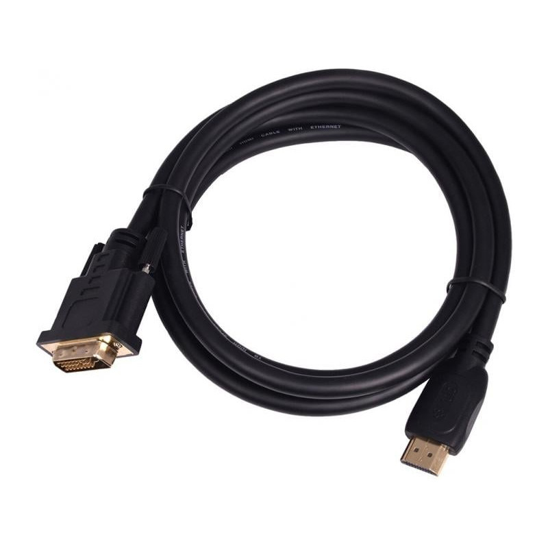 cavo tb 1.4v hdmi-dvi 1.8m oro dvi 24+1 [aktbxvh1pdvi18b]