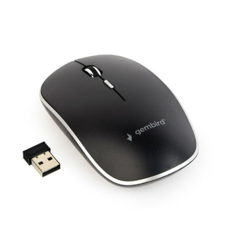 mouse gembird musw-4b-01 ottico a 4 pulsanti con ricevitore