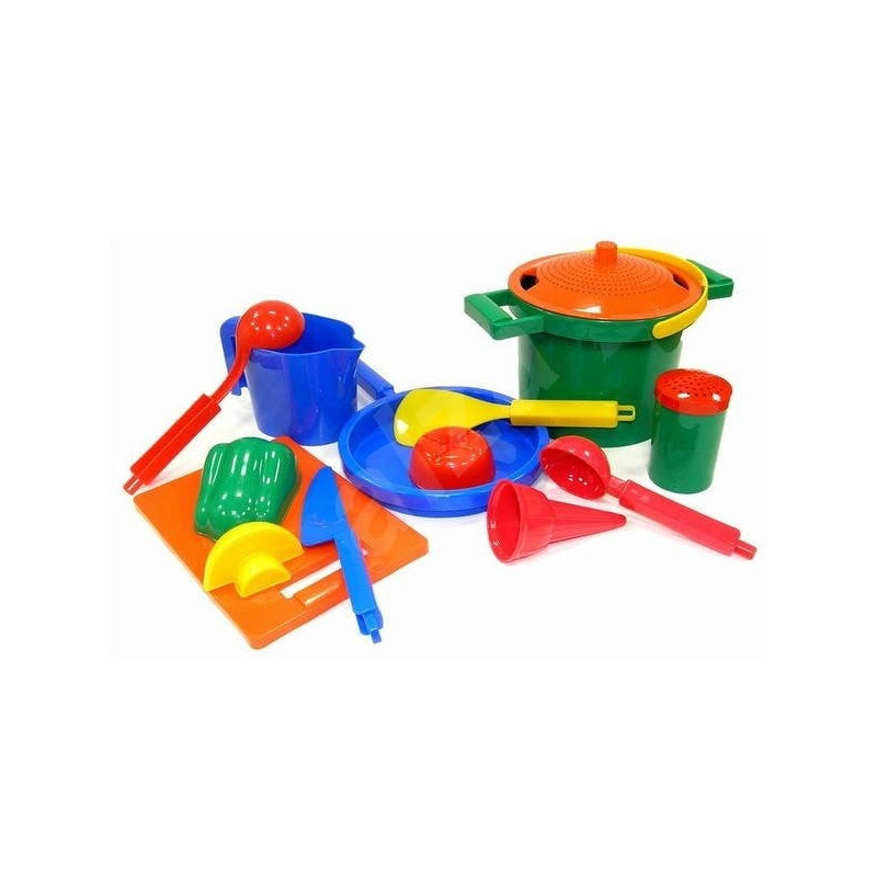 set sandbox giocattoli lena happy sand 14pz multicolore [wqlnap0u9005410]