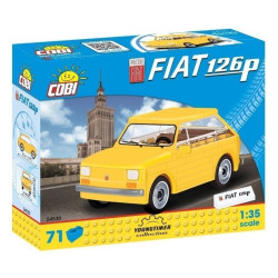cobi klocki - macchina fiat 126p, giallo [wpcbks0ue024530]