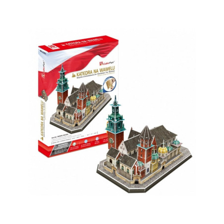 cubicfun - puzzle 3d la cattedrale di wawel 101pz [wzcubd0ug020226]