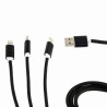 cavo di ricarica usb gembird 3-in-1/1m/nero [akgemku00000031]
