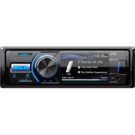 autoradio jvc kd-x560bt digitale 3'', nero [kdx560bt]