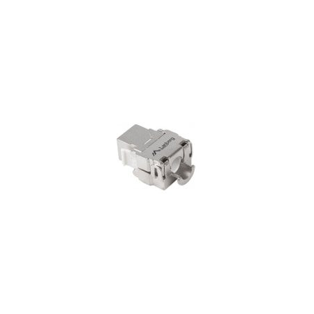 presa trapezoidale lanberg keystone modulo ftp rj45 lsa cat.6a argento
