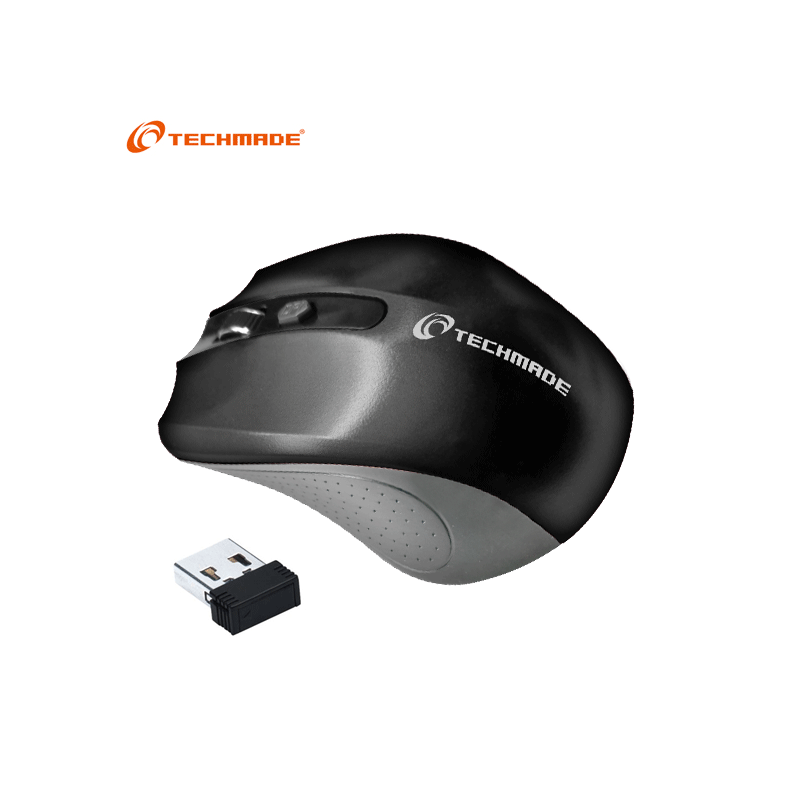 mouse techmade tm-xj30-bk wireless black [tm-xj30-bk]