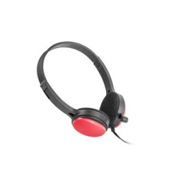cuffie ugo usl-1222 con microfono nero/rosso [usl-1222]