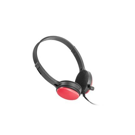 cuffie ugo usl-1222 con microfono nero/rosso [usl-1222]