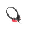 cuffie ugo usl-1222 con microfono nero/rosso [usl-1222]