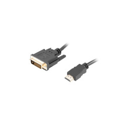 cavo lanberg hdmi(m)-dvi-d(m) 3m dual link nero [aklagvh00000038]