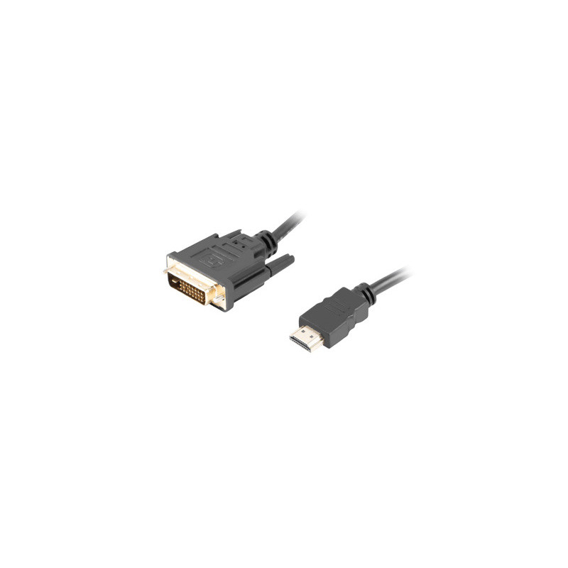 cavo lanberg hdmi(m)-dvi-d(m) 3m dual link nero [aklagvh00000038]