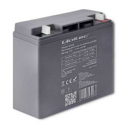 batteria qoltec agm - 12v - 17ah - max.255a [53046]