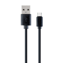 cavo gembird usb 2.0 am a type-c (am/cm), 1m, nero [cc-usb2-amcm-1m]