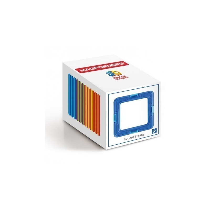 magformers - squares 12 pezzi [jjmagg0uc053210]