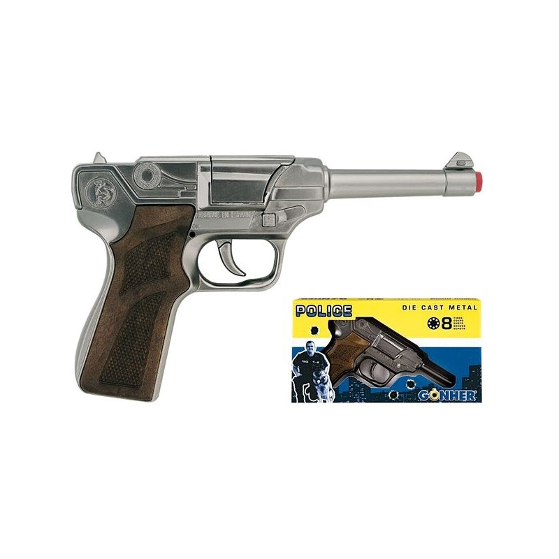pulio - pistola polizia gonher 124/0 metal [wbpulp0ce001403]