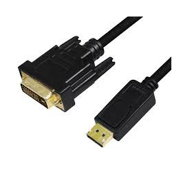 cavo logilink displayport a dvi nero 3m [cv0132]