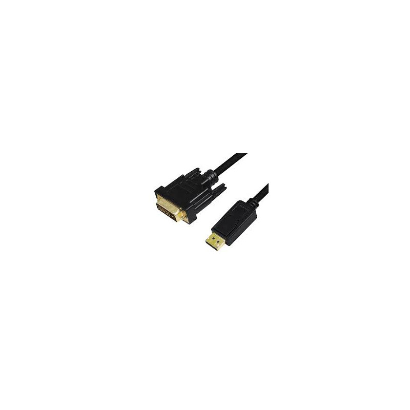 cavo logilink displayport a dvi nero 3m [cv0132]