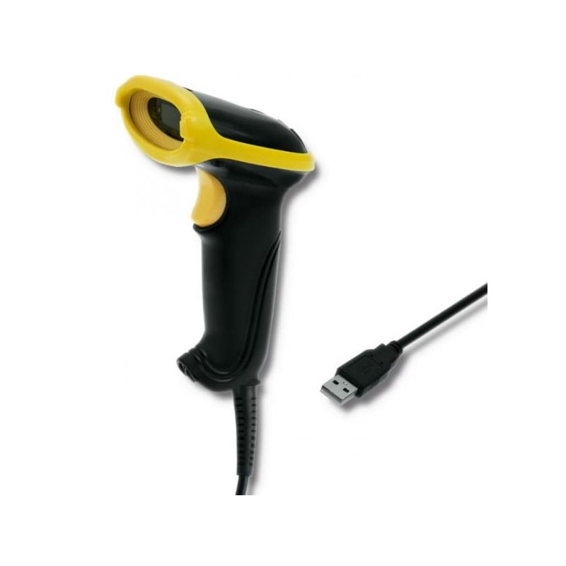 lettore codici a barre qoltec barcode reader 1d - usb [50860]