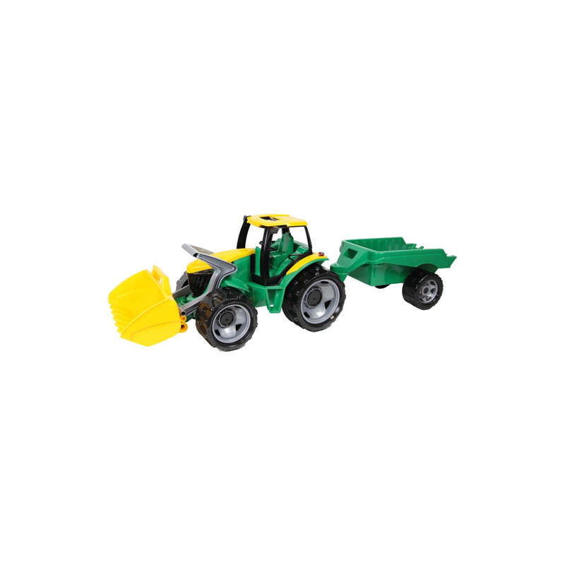 lena - trattore scavatore con rimorchio giga trucks 90 cm [wnlnao0cc037070]