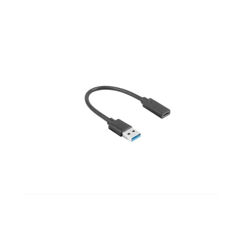 adattatore lanberg usb type-c/usb type-a m 3.1 15cm nero