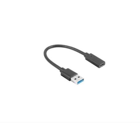 adattatore lanberg usb type-c/usb type-a m 3.1 15cm nero