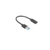 adattatore lanberg usb type-c/usb type-a m 3.1 15cm nero