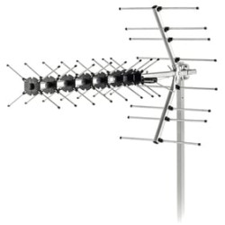 antenna senscor sda 611 dvb-t2/t 12db 75ohm 4g lte nero [avsecadzsda611z]