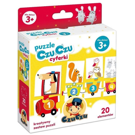 puzzle czuczu numeri brillante junior media 20pz multicolore [jiczue0cc073282]