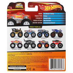 hot wheels - monster trucks 1:64 assortito [wnhtws0cc005393]