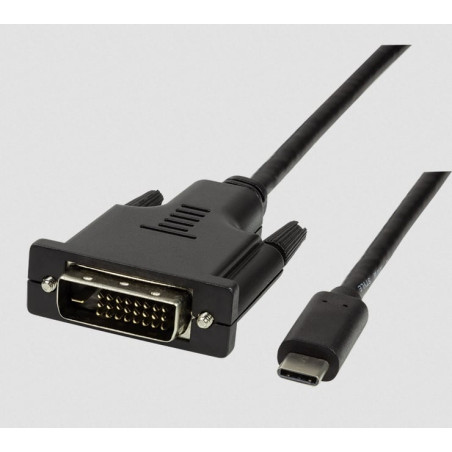 cavo logilink usb 3.2 gen 1x1 usb-c m a dvi, 1.8m [ua0331]