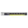 switch netgear gs108lp 8p gigabit poe + 2 layer unmanaged