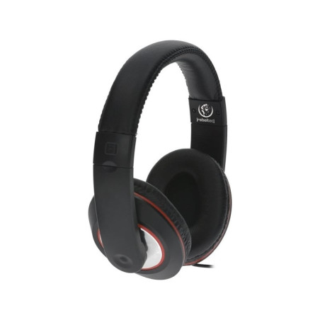 cuffie rebeltec fide con microfono nero [uhrecrmp034]