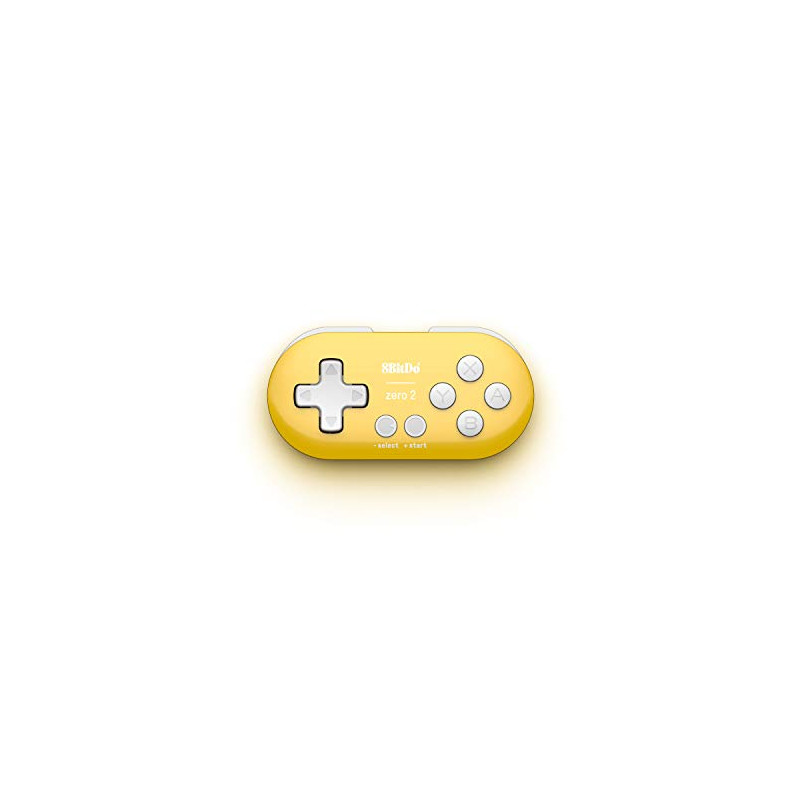 controller 8bitdo zero 2 yellow edition [ret00221]