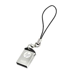 pen drive 64gb hp by pny v222w usb 2.0 argento [sgpny2g64hp222w]