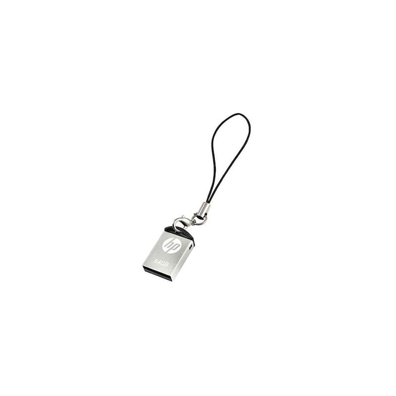 pen drive 64gb hp by pny v222w usb 2.0 argento [sgpny2g64hp222w]