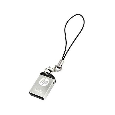 pen drive 64gb hp by pny v222w usb 2.0 argento [sgpny2g64hp222w]