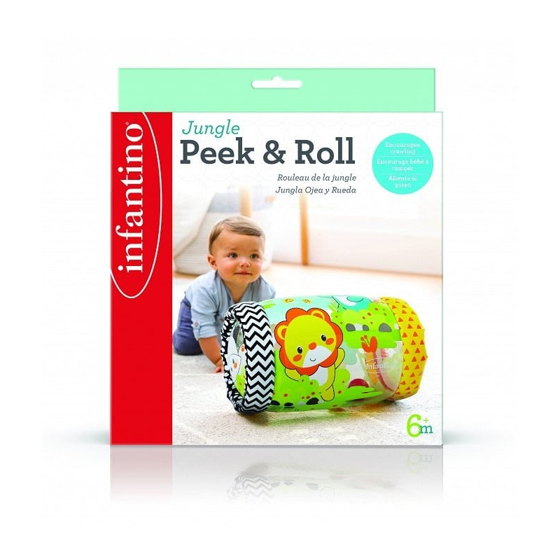 b-kids - infantino inflatable roller with animals [wmbkip0u7050032]