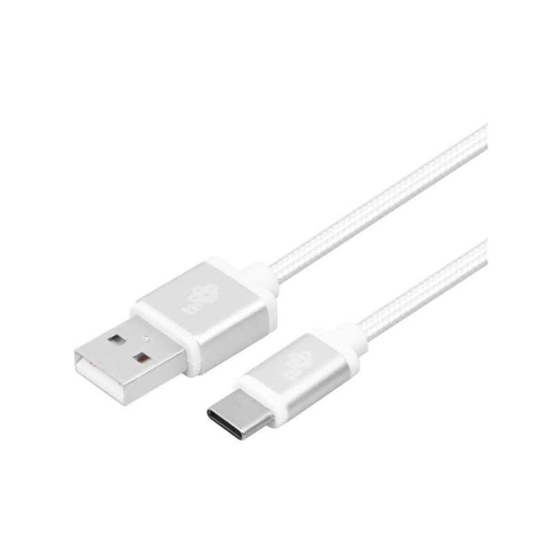 cavo tb usb - usb c 2m argento [aktbxkucsba200v]