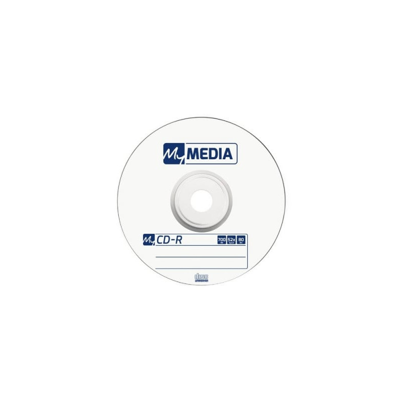 cd-r verbatim my media 700mb wrap [ecvrbcro0000007]